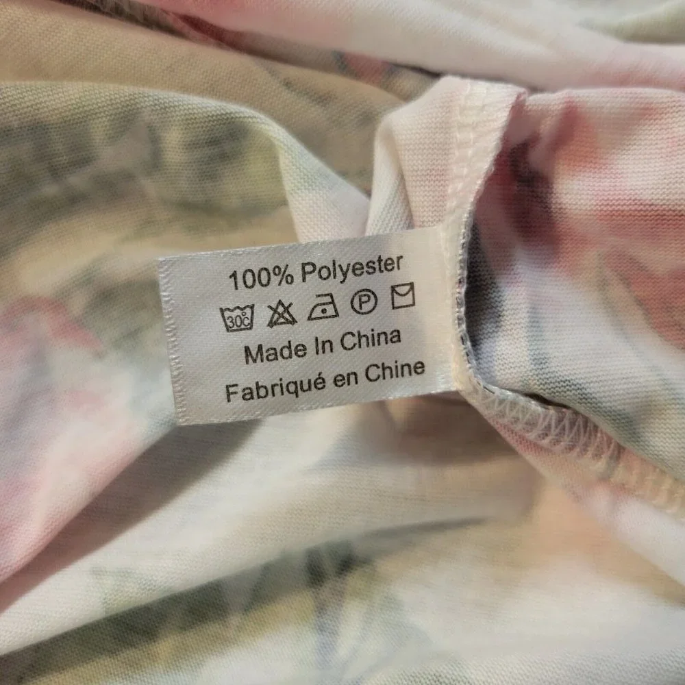 Show Me Your Mumu Brie Robe Garden of Blooms One Size Pink Rose Floral - Picture 7 of 7